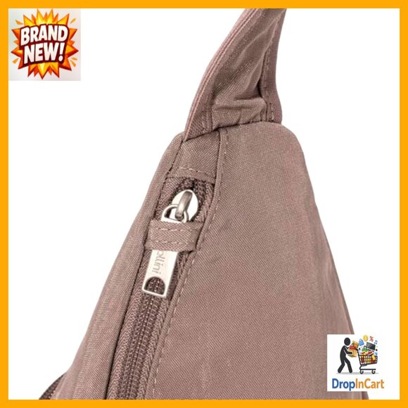 Anti-Theft Crossbody Sling Bag Secure Travel Lightweight RFID Blocking Compact - Picture 2 of 7